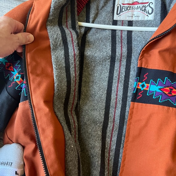 Dueces & Jacks by David James Western Wear Southwestern Jacket Large - Picture 5 of 8